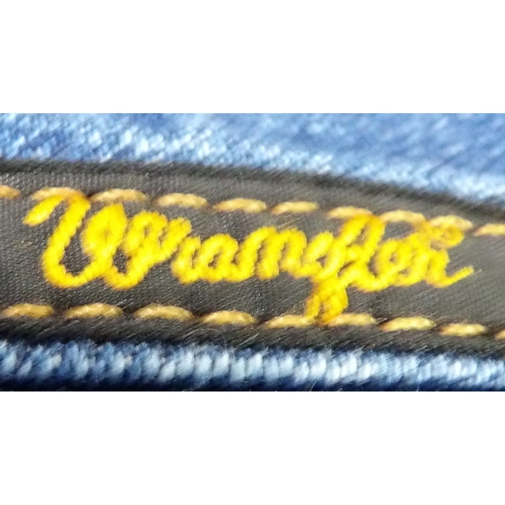 VTG Wrangler 13MWZGK Cowboy Cut Y2K Bootcut Denim Jeans Men W34xL34 Cotton Blue - Picture 4 of 16